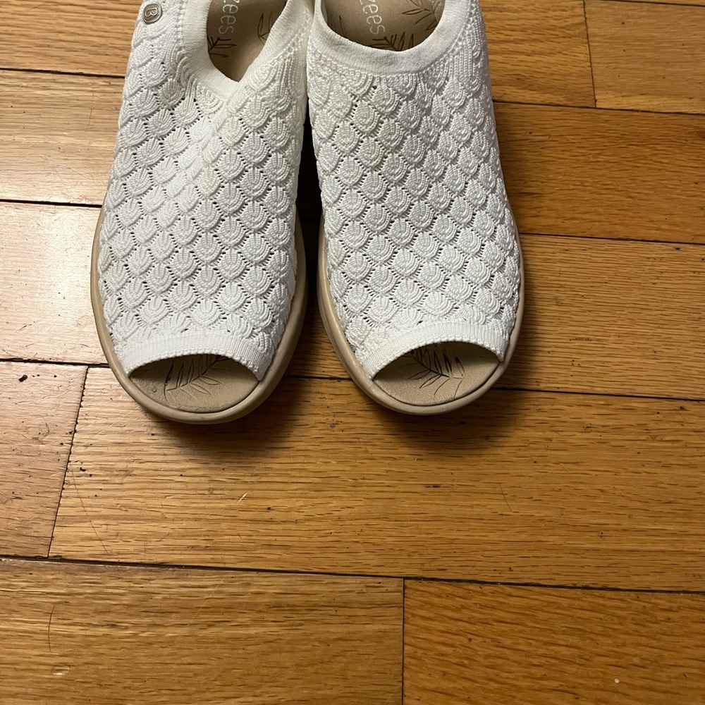 Bzees White Sandals